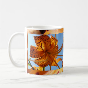 LÍRIAS FLORES DE LÍRIO TIGRE CANECA DE CAFÉ CANECA