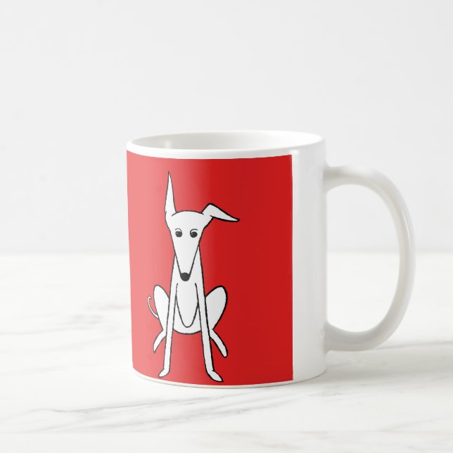 Lírio a caneca do gráfico de Whippet (Direita)