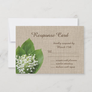 Lírio da serapilheira do vale RSVP