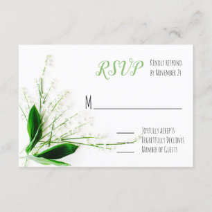 lírio do vale Wedding RSVP