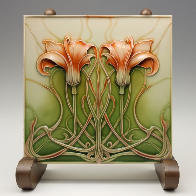 Lírios Art Nouveau (Criador carregado)