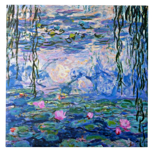Lírios d'água 1919, por Claude Monet (Frente)
