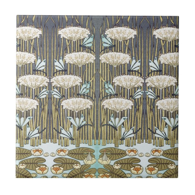 Lírios de Água,Batatas,Marsh Art Nouveau (Frente)