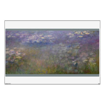 Lírios de água de Claude Monet Large