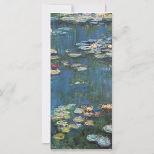 Lírios de água de Claude Monet, pintor impressioni