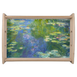 Lírios de água de Monet que servem a bandeja
