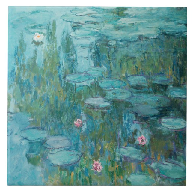 Lírios de água (por Claude Monet, 1915) (Frente)
