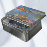 Lírios de Claude Monet, Vintage Nature Art<br><div class="desc">Lírios de Claude Monet é uma pintura típica de arte impressionista vintage, com flores aquáticas em um lago no jardim de Monet em sua casa em Giverny, França. Flores bonitas flutuam na água e árvores salgadas verdes chorando estão lançando um reflexo. Claude Monet gostava de pintar "en plein air" ou...</div>
