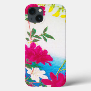 Lírios de dia japoneses - magenta, azul amarelo