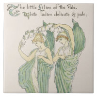 Lírios do vale, do banquete da flora, 1901 (colo