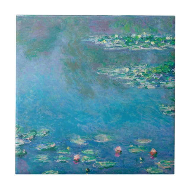 Lírios por Claude Monet Fine Art Painting (Frente)