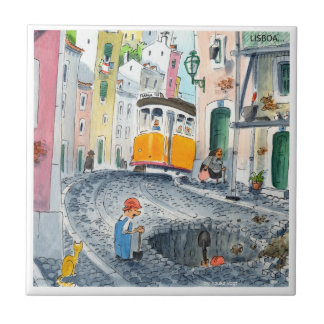 lisboa em construção, azulejo 06