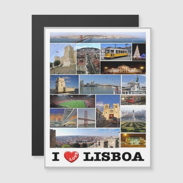 Lisboa - Eu Amo - Portugal - (Frente/Verso)