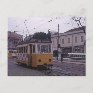 Lisboa Portugal Bonde 1969 Cartão Postal