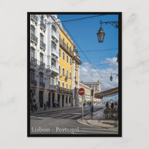 Lisboa Street, Portugal Cartão postal