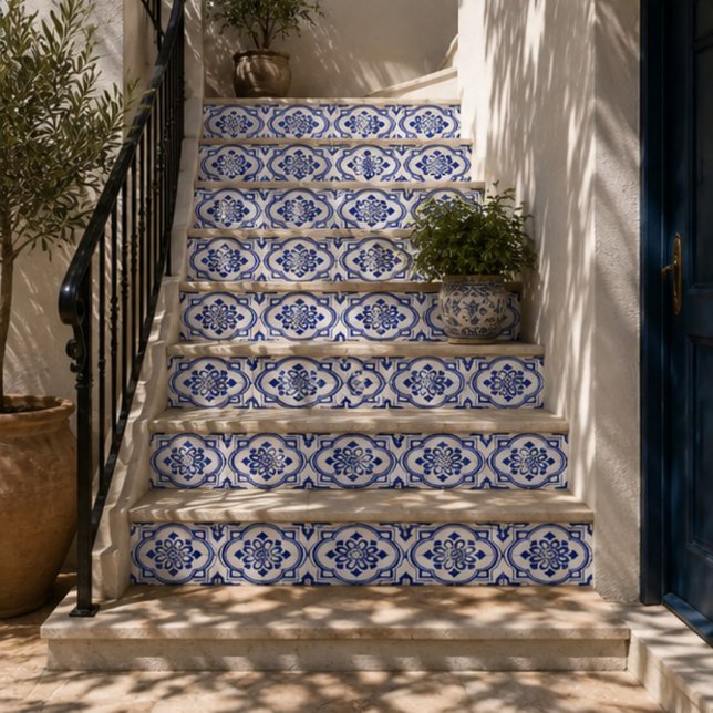 Lisbon Royale Classic Blue and White Geometric  (Criador carregado)