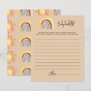 Lista de baldes do Boho Rainbow