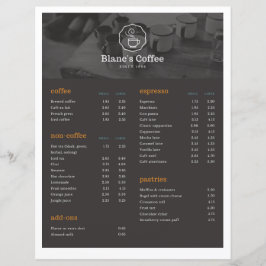 Lista de bebidas de café