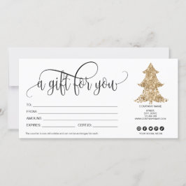 Lista de certificados de cartão-presente da árvore