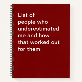 Lista de pessoas que me subestimaram e como isso