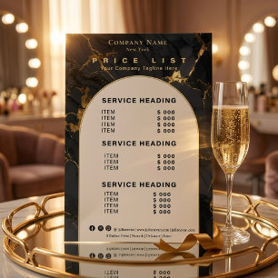 Lista de Preços de Serviço de Beleza em Ágata Pret