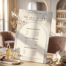 Lista de Preços de Serviços de Beleza em Ouro Bran