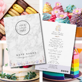 Lista de Preços do Menu do Restaurante Marble do C