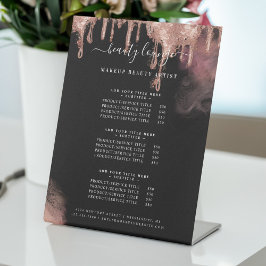 Lista de Serviços de Beleza de Maqueamento de Glit