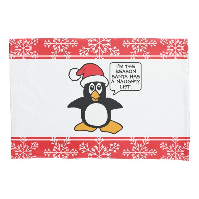 Lista impertinente do papai noel do pinguim do (Frente)