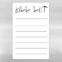 Lista seca do todo do ímã do erase da lista do