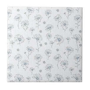 Listra de Margarida Pastel em Arte Linear (2)