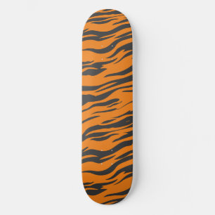 Listra de Tigre Selvagem - estampa de animal Skate