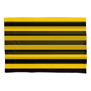 Listrado amarelo e preto da abelha doce