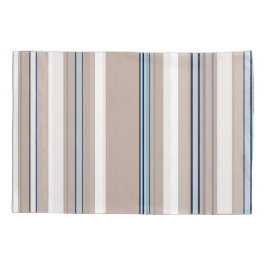 Listras Azuis, Brancas e beges com Acentos Pretos