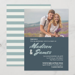 Listras Azuis | Convites de Festa de Engajamento