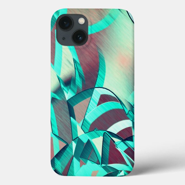 Listras azuis ou cianas em uma imagem vermelha e s (Verso)