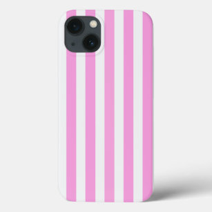 Listras brancas e cor-de-rosa, capas de iphone de 