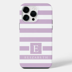 Listras Brancas Roxas Suaves Pastel Personalizadas