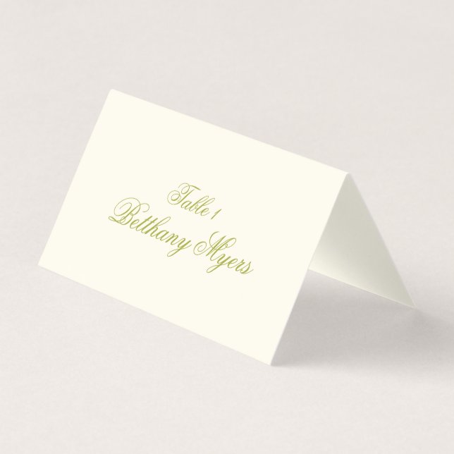 Listras Casamento Chartreuse Personalizado (Frente)