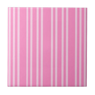 Listras Clássicas Rosa e Branco
