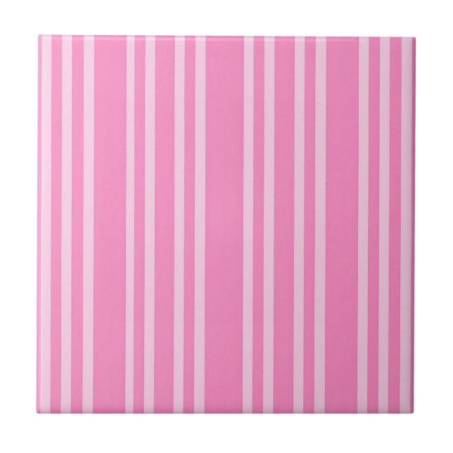 Listras Clássicas Rosa e Branco (Frente)
