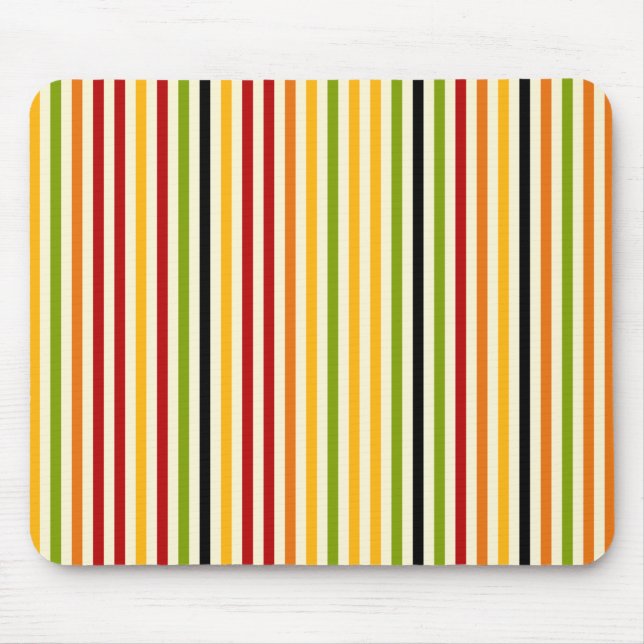 Listras coloridas abstratas Mousepad (Frente)