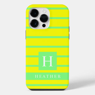 Listras Coloridas Amarelo Verde Neon Brilhante Per