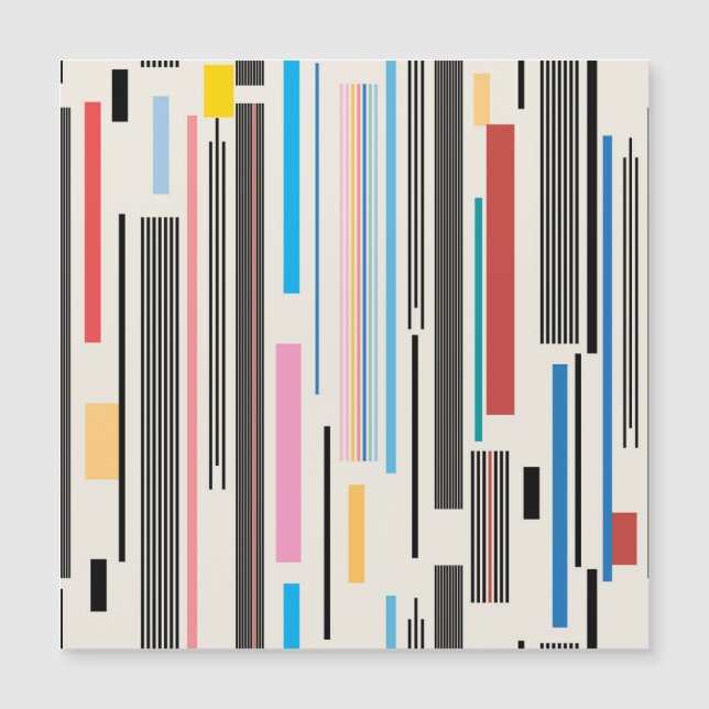 Listras Coloridas: Combinação de Padrões Gráficos (Frente)