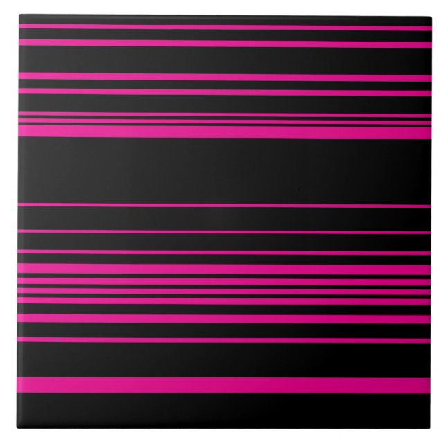 Listras Complexas - Magenta e Preto (Frente)