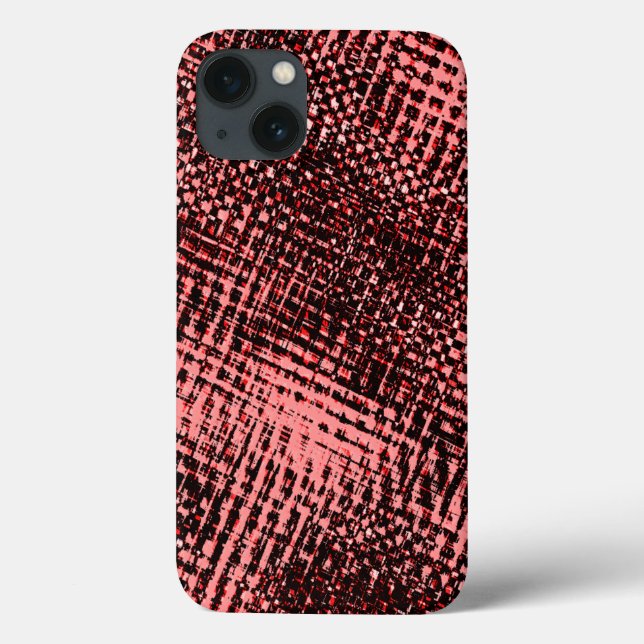 Listras cruzadas e manchas de pêssego ou salmão (Verso)