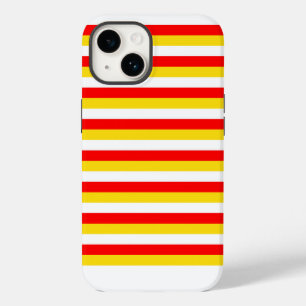 Listras da bandeira de Guernsey vermelho amarelo b