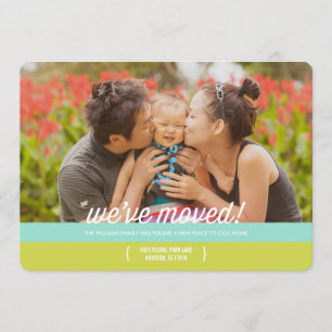 Listras da modificação que movem o anúncio