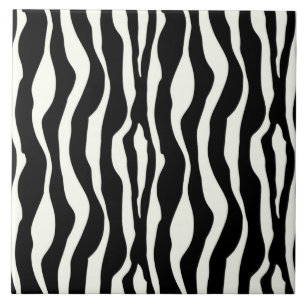 Listras da zebra - preto e branco
