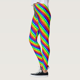 Listras de Arco-Íris - Leggings